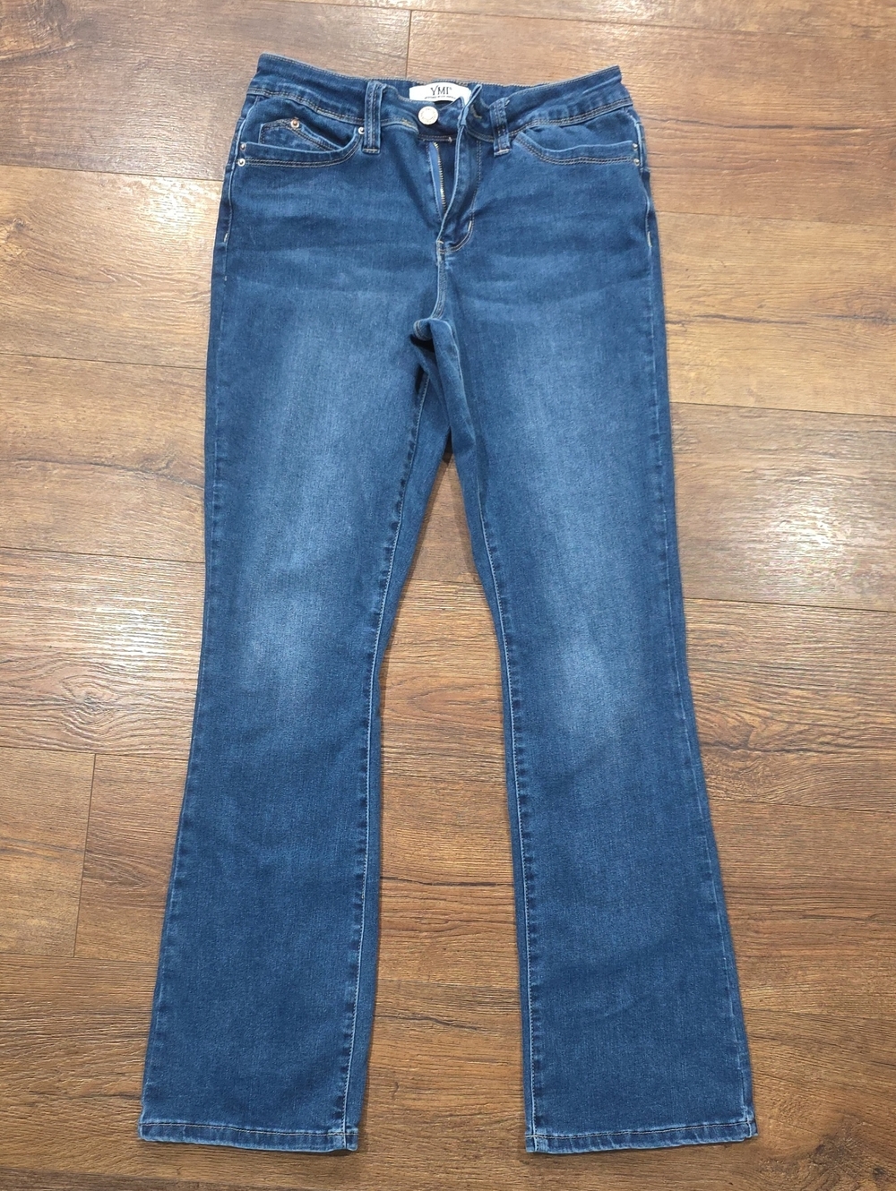 YMI Women's Dark Blue Flare Jeans
